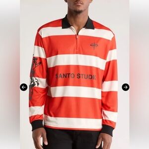 SANTO STUDIO Jett Lawrence Angels Long Sleeve Polo